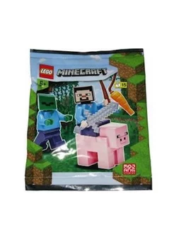 Minecraft, Стив, зомби и свинья