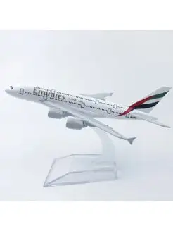 Модель самолета Airbus А380 Emirates Airlines - 15см