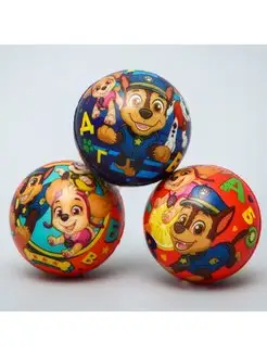 Мягкий мяч Paw Patrol Алфавит, 6,3см 1 шт