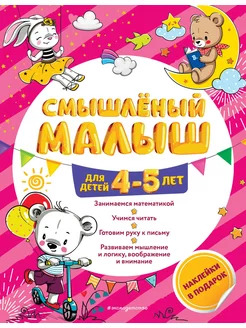 Смышлёный малыш для детей 4-5 лет (с наклейками)