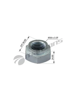 Гайка полурессоры m30*3.5 bpw saf