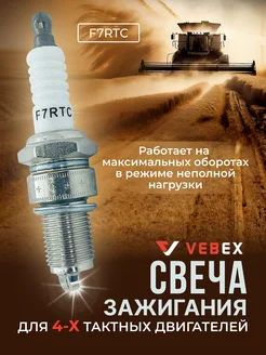 Свеча зажигания F7RTC (1шт.)