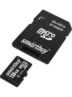 Карта памяти microsd SDHC 128 GB и адаптер