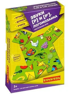 Настольная игра для детей Буква Р - Логомозаика