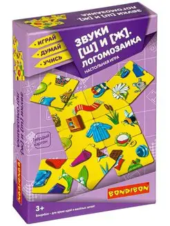 Настольная игра для детей Буквы Ш и Ж - Логомозаика