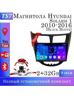 Магнитола TS7 Hyundai Solaris 1 2010-2016 2 32Gb