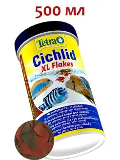 Cichlid XL Flakes 500мл корм для рыб (крупные хлопья)