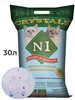 Впитывающий силикагелевый наполнитель для кошек 30 бренд N1 CRYSTALS продавец Продавец № 1272400