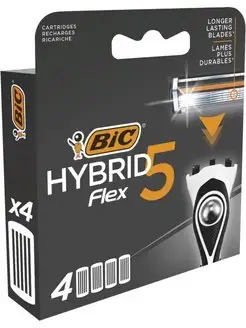 Сменные кассеты для бритья Flex 5 Hybrid, 4 шт