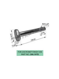 Болт полурессоры m24*170 bpw