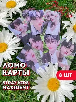 Ломо-карты Stray Kids Maxident Чонин (I.N.), Хёнджин, Феликс