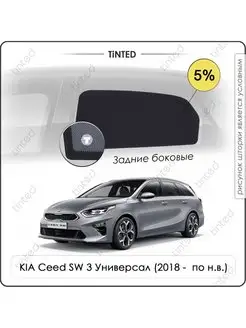 Каркасные шторки KIA Ceed SW 3 Ун-л. 5дв. (2018-НВ)