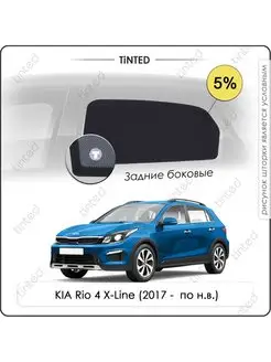 Каркасные шторки KIA Rio 4 X-Line 4 Хэтч. (2017-НВ)