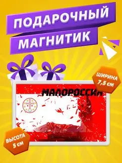 Магнит Малороссия стикер на холодильник Флаг Малороссии