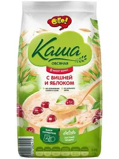 Каша овсяная с вишней и яблоком, без варки 350 г