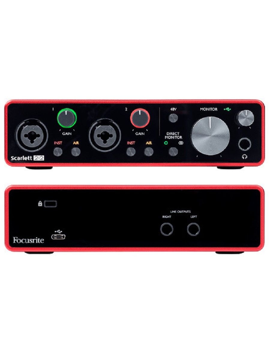 Звуковая карта focusrite scarlett 2i2 2nd gen