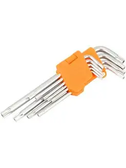 Ключи TORX 9шт (T10-T50) с отверстием, 39151