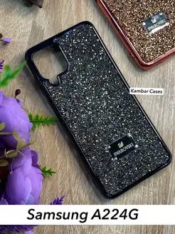 Блестящий с кристаллами чехол на Samsung A22 4G Swarovski