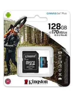 Карта флэш памяти 128Gb SDXC Canvas Go Plus