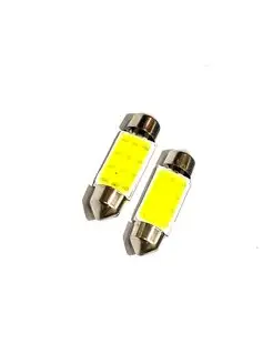 Автолампа C5W Led 1 COB 12В 36 мм белый 2 шт