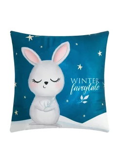 Подушка новогодняя «Winter fairy», 40*40 см, 100% п э, велюр