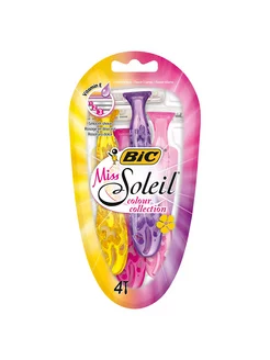 Станки для бритья одноразовые Miss Soleil Colour 4шт