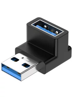 Переходник USB угловой 3.0 мама-папа