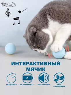 шарик для кошки со звуком