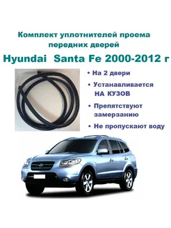 Комплект уплотнителей для Санта Фе 2000-2012 г (2 шт)