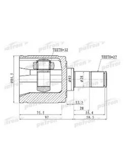 ШРУС внутренний правый 27x40x32 HONDA ACCORD CL CN CM 02-08