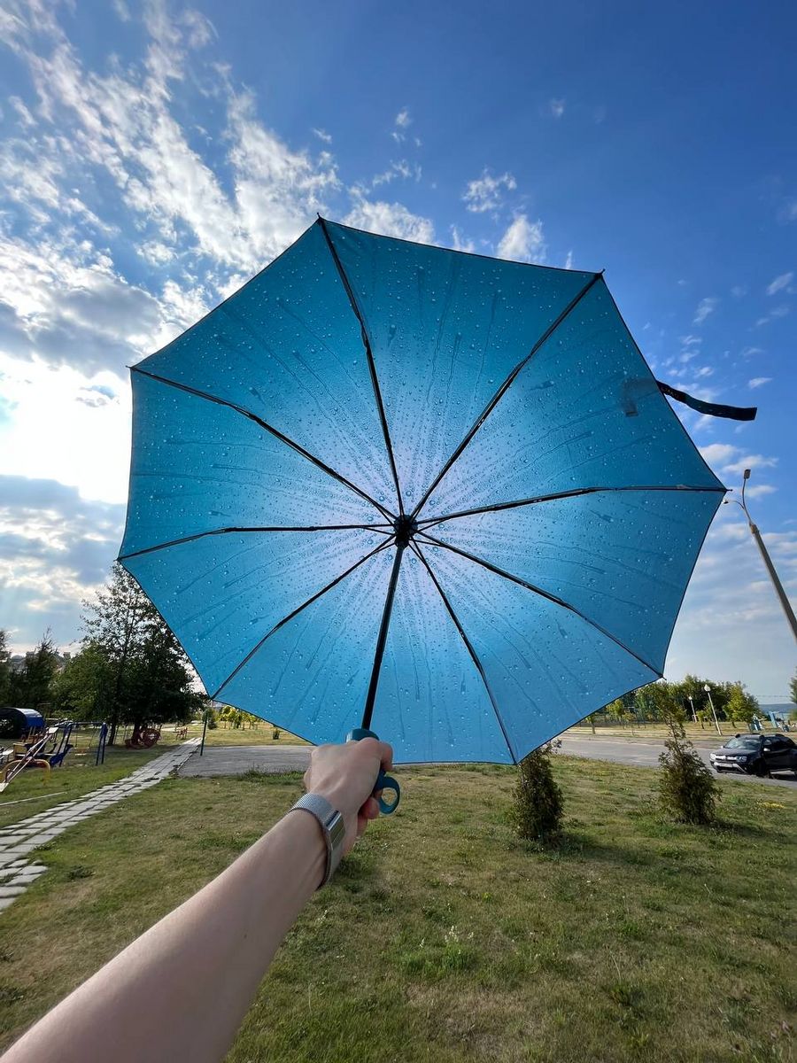 Cotton Tassels Beach Umbrella. Морской зонтик