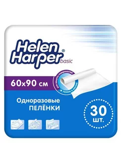 Пелёнки одноразовые впитывающие BASIC 60х90 30 шт