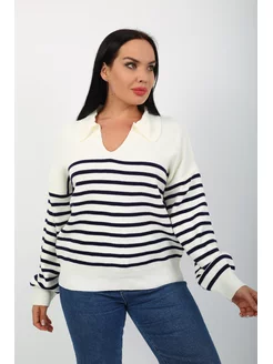 Свитер оверсайз укороченный