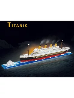 Конструктор набор Titanic мини блоки 3D Титаник 2684 детали