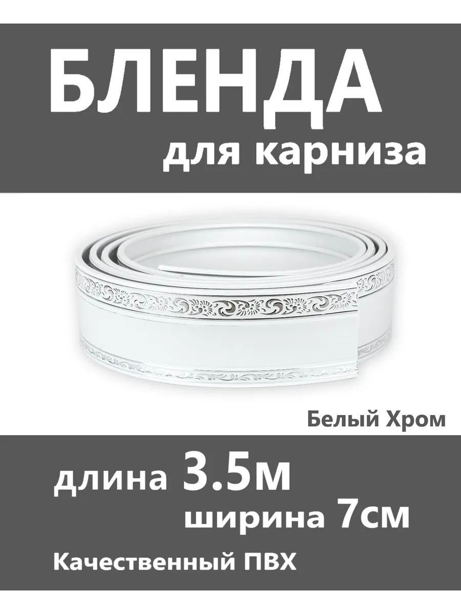 Бленда Белая Для Карниза Купить