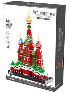 Конструктор, Миниблок, Храм, Не Совместим с Лего, Lego