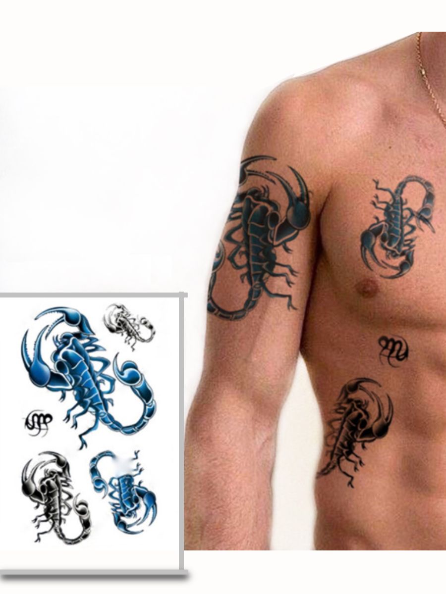 скорпионы татуировки на грудь для мужчин фото 73