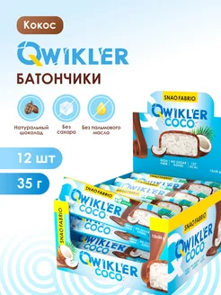 Qwikler Батончики без сахара "Сосо", 12 шт х 35 г