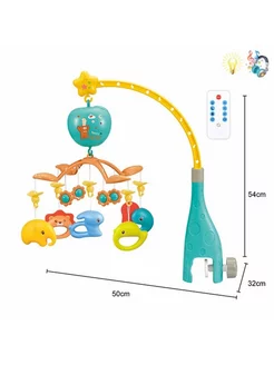 Мобиль в кроватку музыкальный Карусель для новорожденных