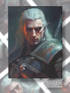 Картина на подрамнике The Witcher Ведьмак Геральт из Ривии