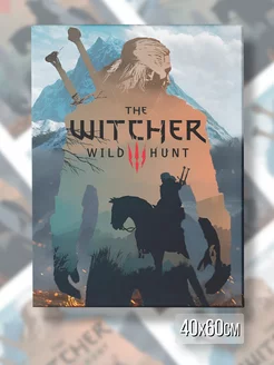 Картина на подрамнике The Witcher Ведьмак Геральт из Ривии