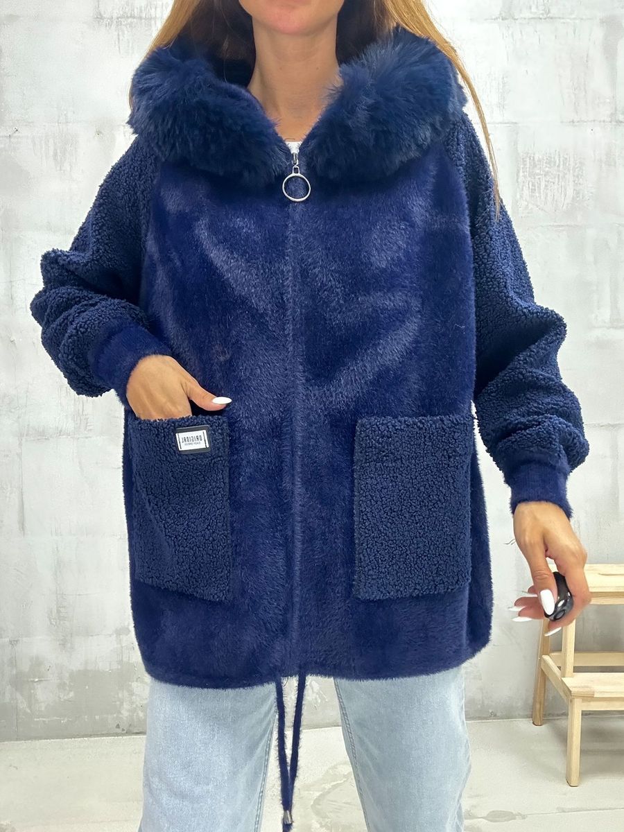 куртка из альпаки женская с капюшоном фото