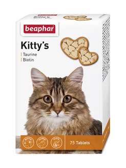 Витамины для кошек, «Kitty`s+Taurine-Biotine» 75 шт