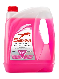 Жидкость охлаждающая Сибирь Antifreeze G12+ red -40 5 кг