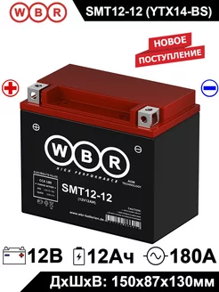 Аккумулятор MT 12-12 12V 12Ah YTX12-BS