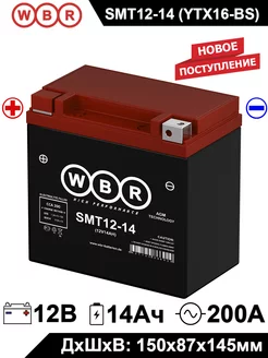 Аккумулятор MT 12-14 12V 14Ah YTX16-BS