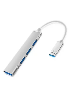 USB концентратор 3.0 на 4 порта HUB разветвитель Type-C