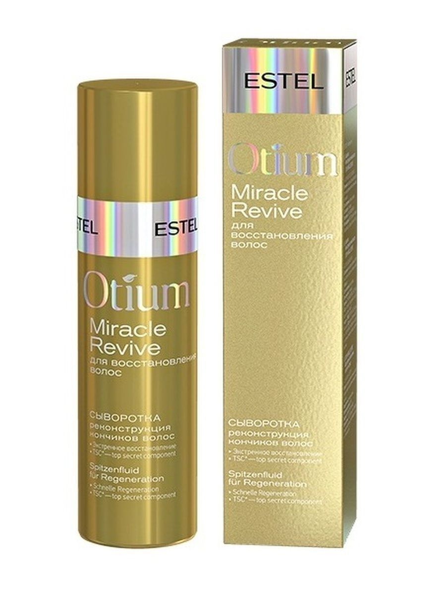 Бальзам-питание для восстановления волос Otium Miracle Revive, 200 мл. Эстель Otium Miracle Revive. Estel Otium Miracle. Estel Otium Miracle Revive сыворотка для кончиков волос, 100 мл..