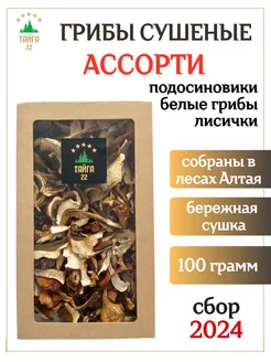 Сушеные грибы ассорти набор 100 грамм