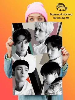 Плакат 49х33см SHINee